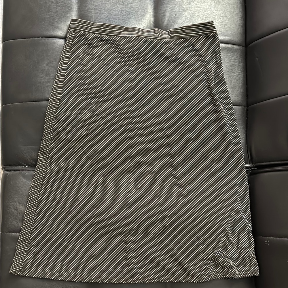 Geri C. New York Striped Brown Women's Skirt Size S
